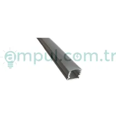 Led Bar Profil Camlı Kapaklı