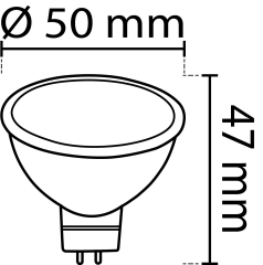 Noas Mr16 Duy 7 Watt 630 Lümen 3200K Günışığı İğne Bacak Çanak Led Ampul