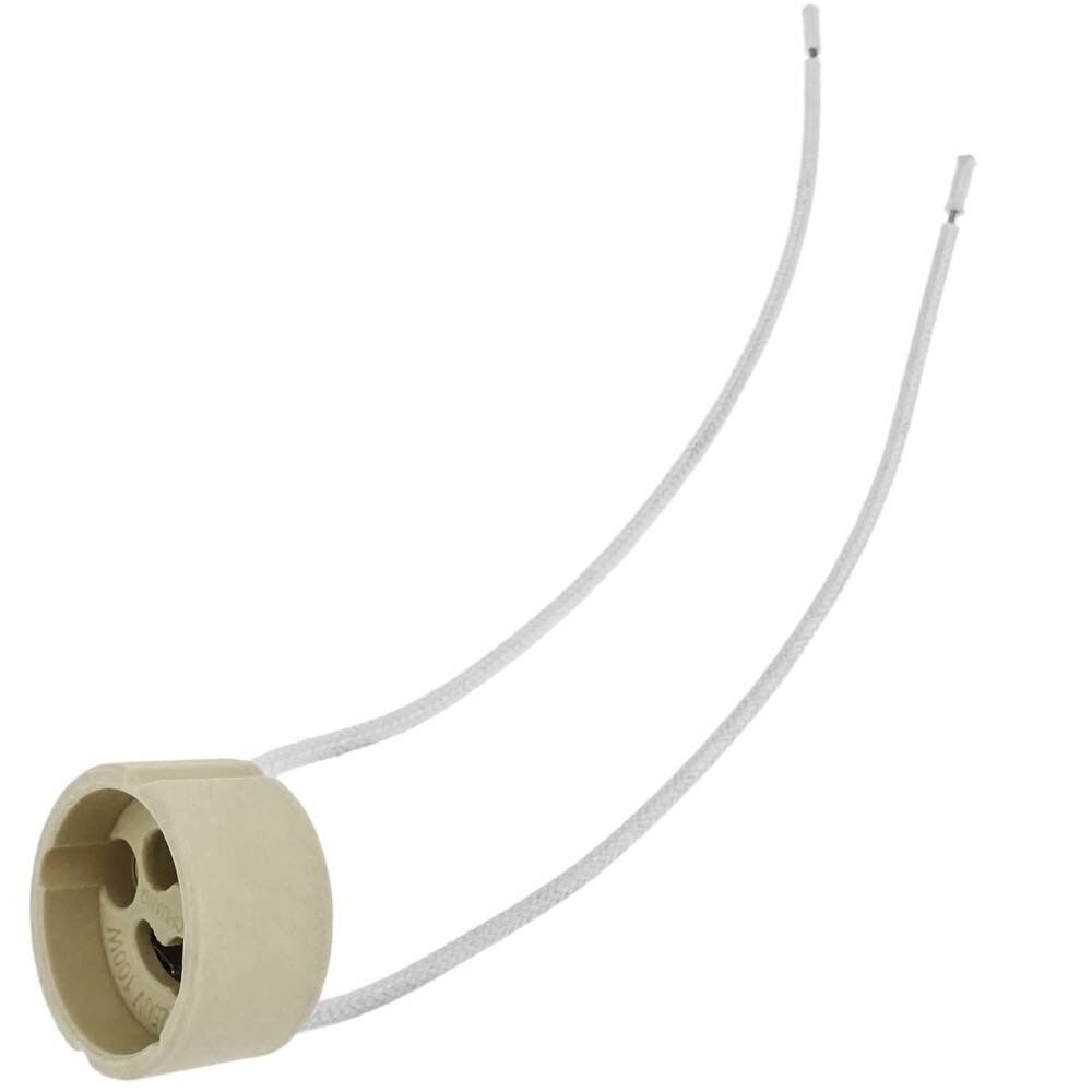 Gu 10 porselen duy, yanmaz kablolu