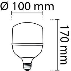 Noas E27 Duy 30 Watt 2930 Lümen 3200K Günışığı Torch Led Ampul