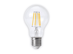 Noas E27 Duy 6 Watt 780 Lümen 3000K Günışığı A60 Rustik Led Ampul (Şeffaf Cam)
