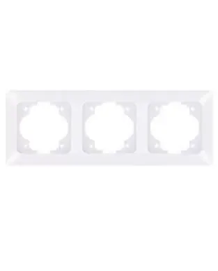 Nead Aras Üçlü Çerçeve Beyaz Renk