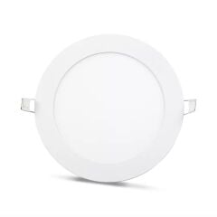 12 Watt yuvarlak sıva alti slim panel armatür - beyaz