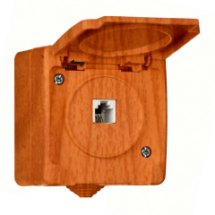 Günsan Fantasy Misya Meşe  Nümeris Telefon Prizi (Cat3)