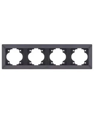 Nead Aras Siyah Renk Dörtlü Çerçeve