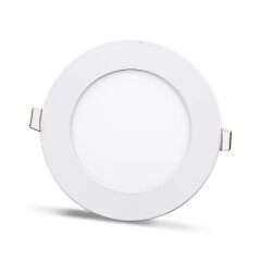 6 Watt yuvarlak sıva altı slim panel armatür - beyaz