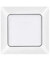 Nead Aras Kapaklı Topraklı Priz Beyaz Renk