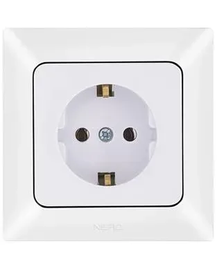 Nead Aras Topraklı Priz Beyaz Renk