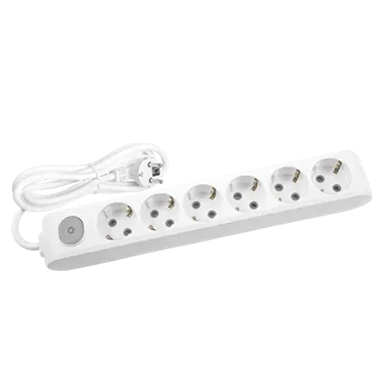 Viko Multi-Let Altılı Anahtarlı Grup Priz Topraklı Kablolu Klemensli Çocuk Korumalı - 5 Metre