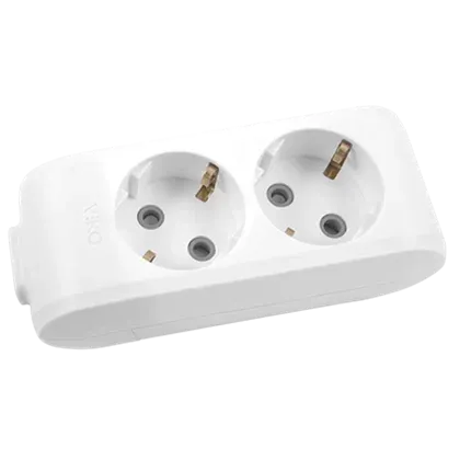 Viko Multi-Let İkili Grup Priz Topraklı Klemensli Çocuk Korumalı