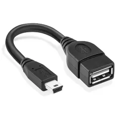 Usb mini usb dişi kablosu 5 pin