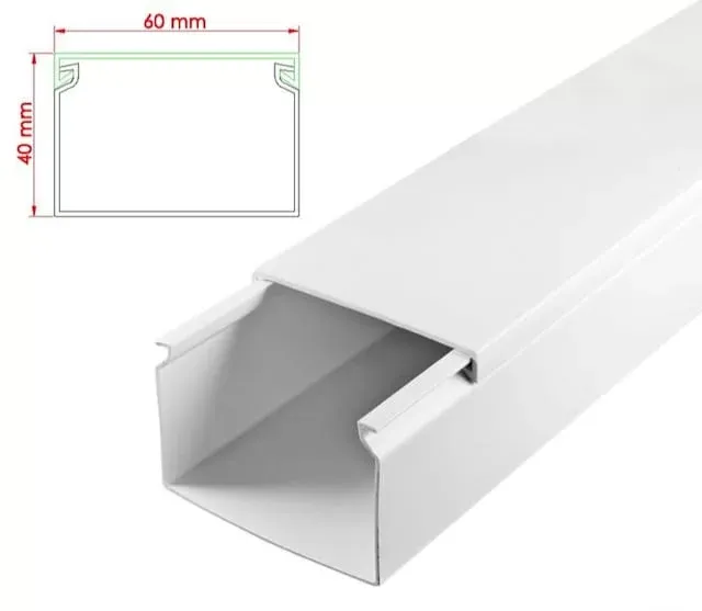 60X40 Bantsız Kablo Kanalı