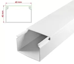 60X40 Bantsız Kablo Kanalı