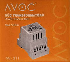 Avoc 15 Volt 15 Watt Güç (Zil) Transformatörü Raylı Sistem