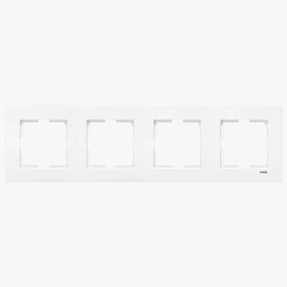 Viko Karre Dörtlü Çerçeve Beyaz