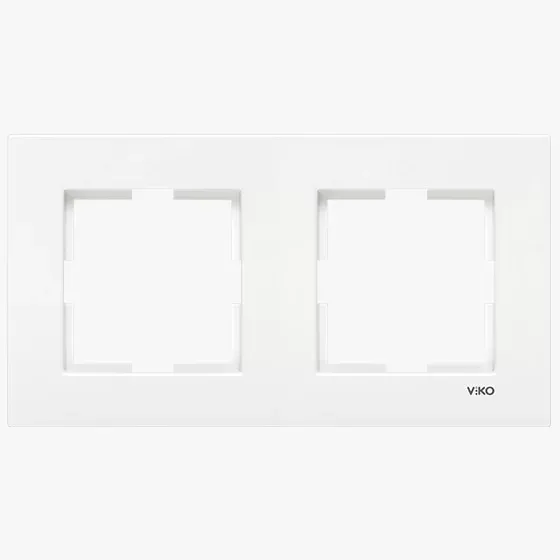 Viko Karre İkili Çerçeve Beyaz