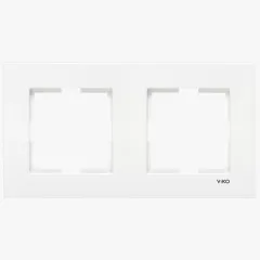 Viko Karre İkili Çerçeve Beyaz