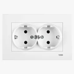 Viko Karre İkili Topraklı Priz