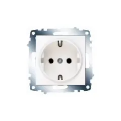 Viko Karre Topraklı Priz Çerçevesiz Beyaz