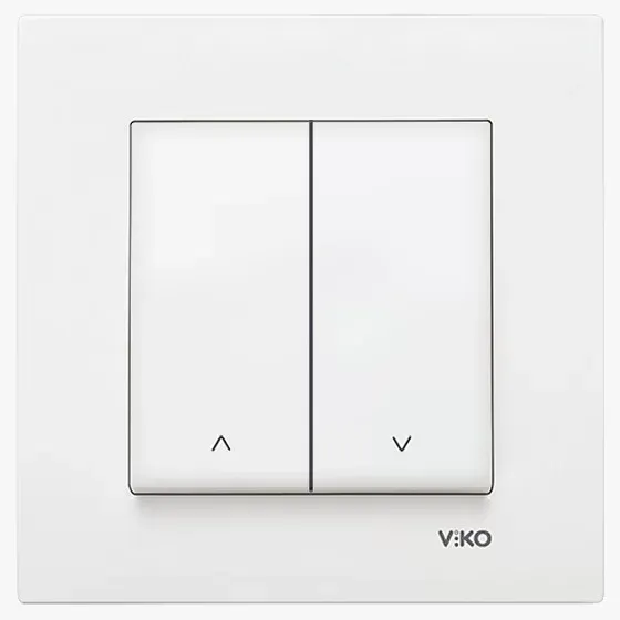 Viko Karre Jaluzi Kumanda Anahtarı Çerçevesiz Beyaz