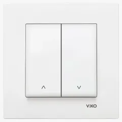 Viko Karre Jaluzi Kumanda Anahtarı Çerçevesiz Beyaz