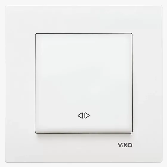 Viko Karre Permütatör (Ara Vavien) Çerçevesiz Beyaz