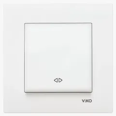 Viko Karre Permütatör (Ara Vavien) Çerçevesiz Beyaz