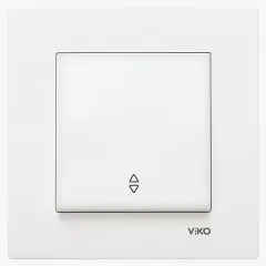 Viko Karre Vavien Anahtar Çerçevesiz Beyaz