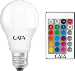 Cata 9w rgb led ampul kumandalı ct-4058 gunışığı