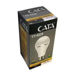 Cata 7w şarjlı led ampul (beyaz)ct-4229b
