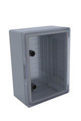 Şeffaf Kapaklı Galvaniz Taban Saclı Pano 40x60x20 Cm