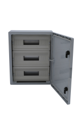 Opak Kapaklı Otomat Pano ABS Perdeli 60x80x26,5 Cm