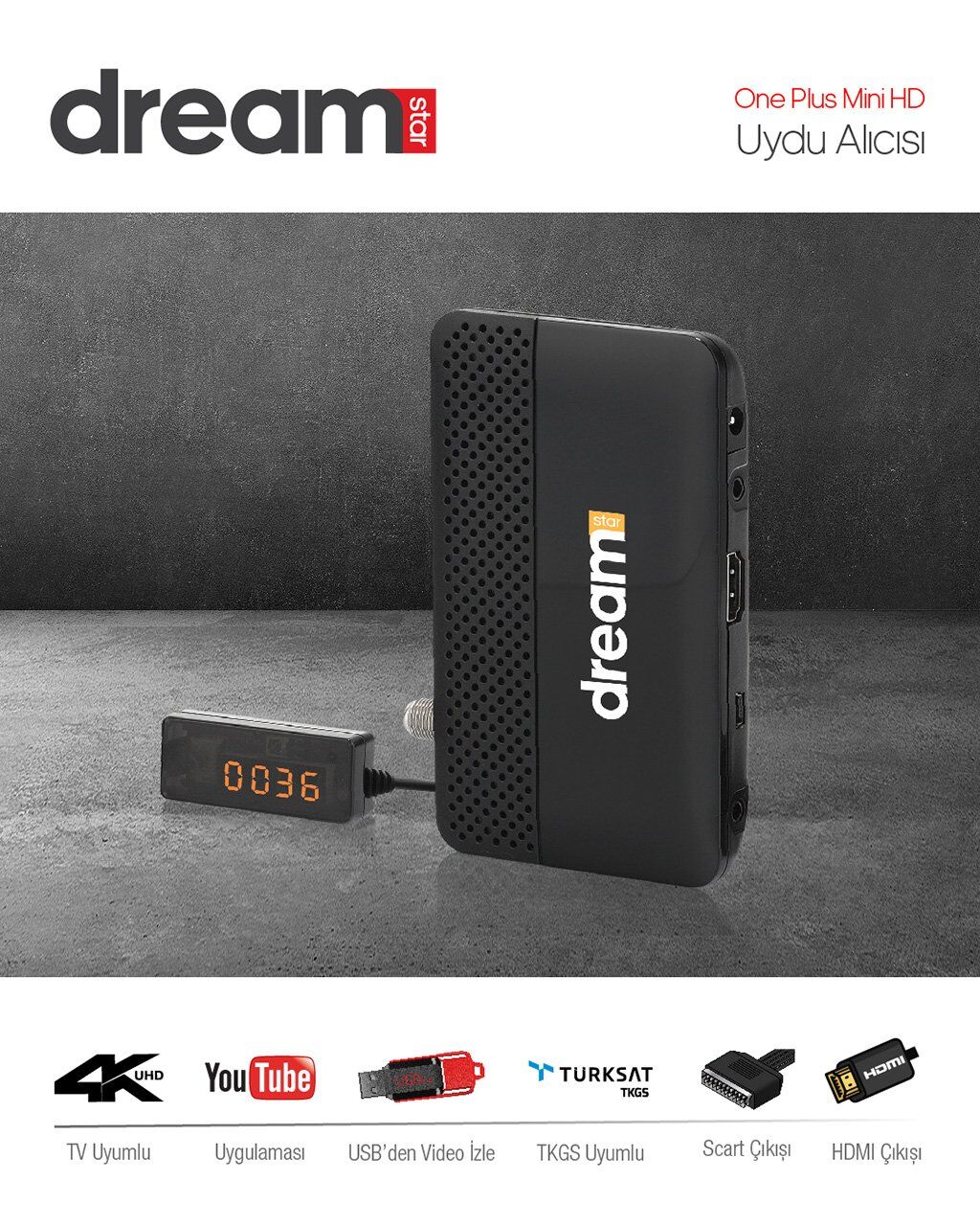 Dreamstar Oneplus Full Hd Uydu Alıcısı