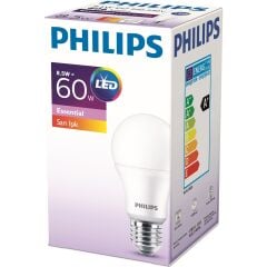 Philips ESS Ledbulb 8,5 watt ampul sarı ışık