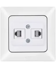 Nead Aras İkili Numeris Telefon Prizi (RJ11 + RJ11)