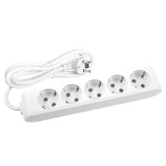 Viko Multi-Let Beşli Grup Priz Topraklı Kablolu Klemensli Çocuk Korumalı - 3 Metre