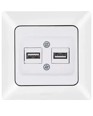 Nead Aras İkili USB Şarj Prizi Type-C + Type-A