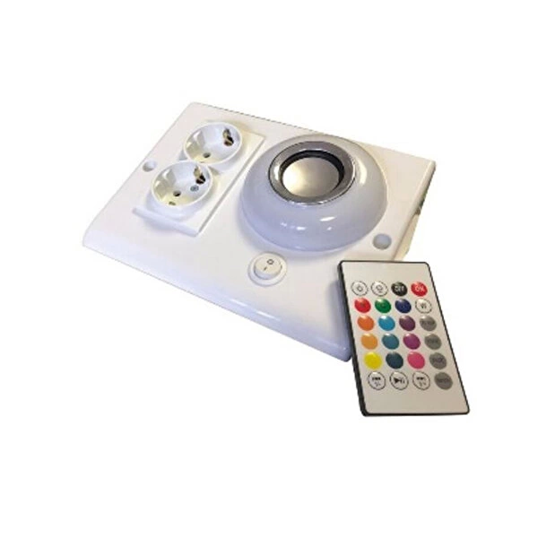 Tezgah Altı Prizli Aydınlatma Beyaz RGB 7 Watt