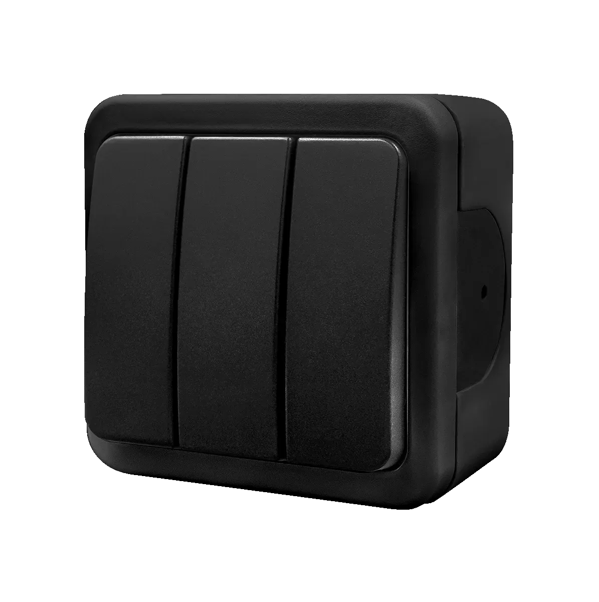 Nead Multima Siyah Sıva Üstü 3’lü Anahtar