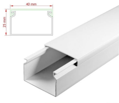 40x25 Bantsız Kablo Kanalı