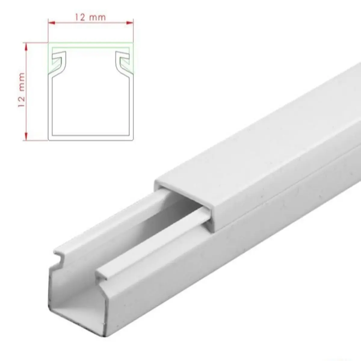 12x12 Bantsız Kablo Kanalı