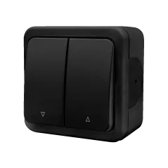 Nead Multima Siyah Sıva Üstü Jaluzi Kumanda Anahtarı