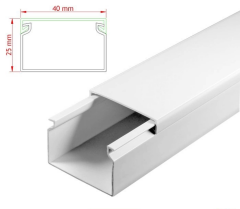 40x25 Bantsız Kablo Kanalı