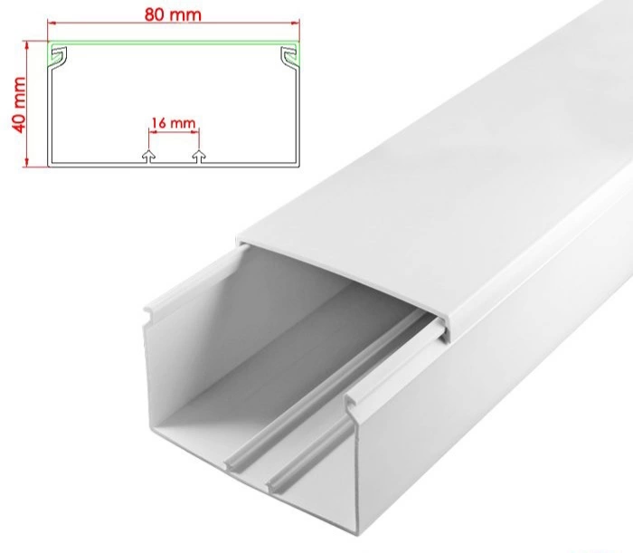 80x40 Bantsız Kablo Kanalı