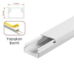 15x10 Yapışkan Bantlı Kablo Kanalı
