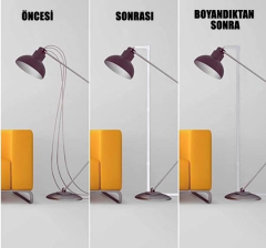 40x40 Yapışkan Bantlı Kablo Kanalı