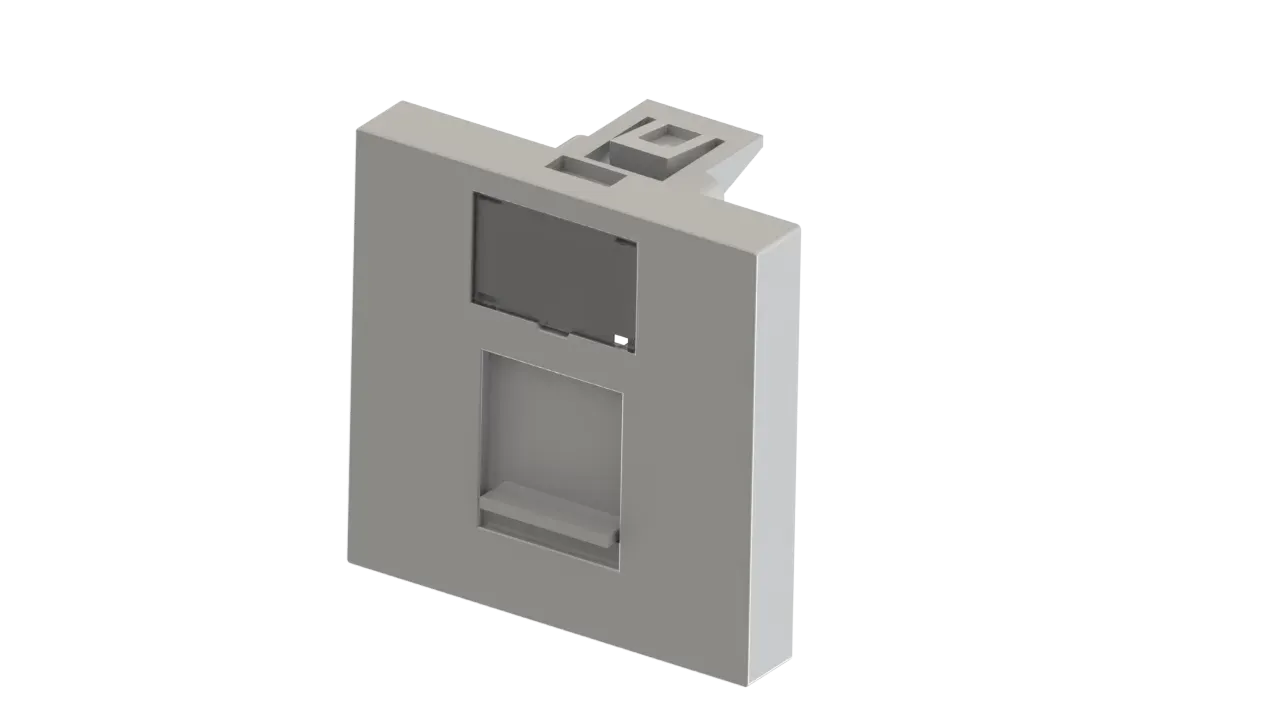 Nead 45x45 mm Data/Telefon Kapağı Tekli Beyaz
