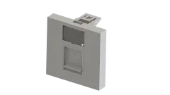 Nead 45x45 mm Data/Telefon Kapağı Tekli Beyaz