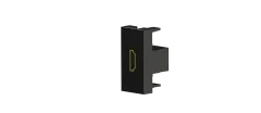 Nead 45x22,5 mm HDMI Dişi Giriş Çıkışlı Siyah