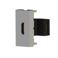 Nead 45x22,5 mm HDMI Dişi Giriş Çıkışlı L Tipi Beyaz